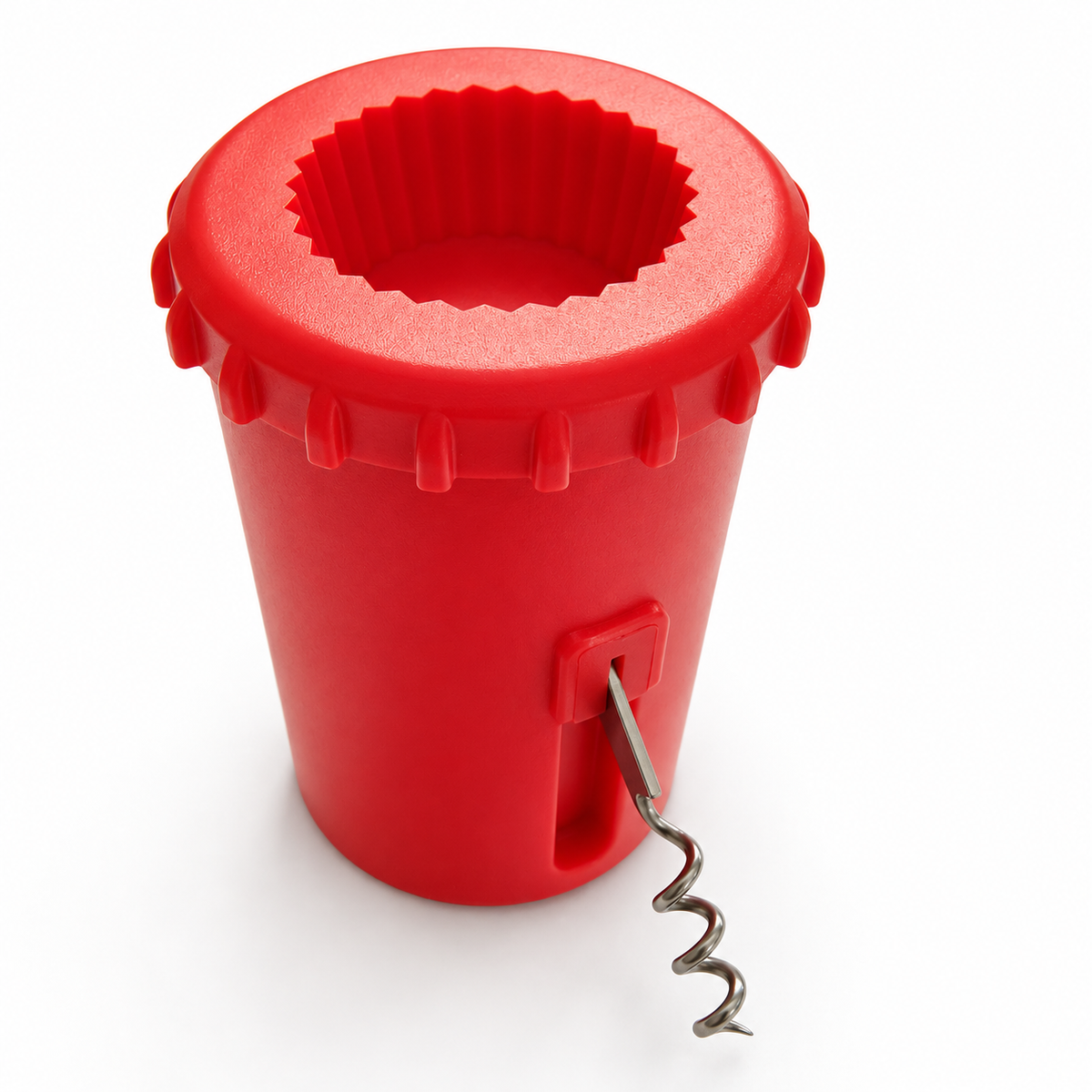 Pocket Bottle Opener with Fold-Out Corkscrew