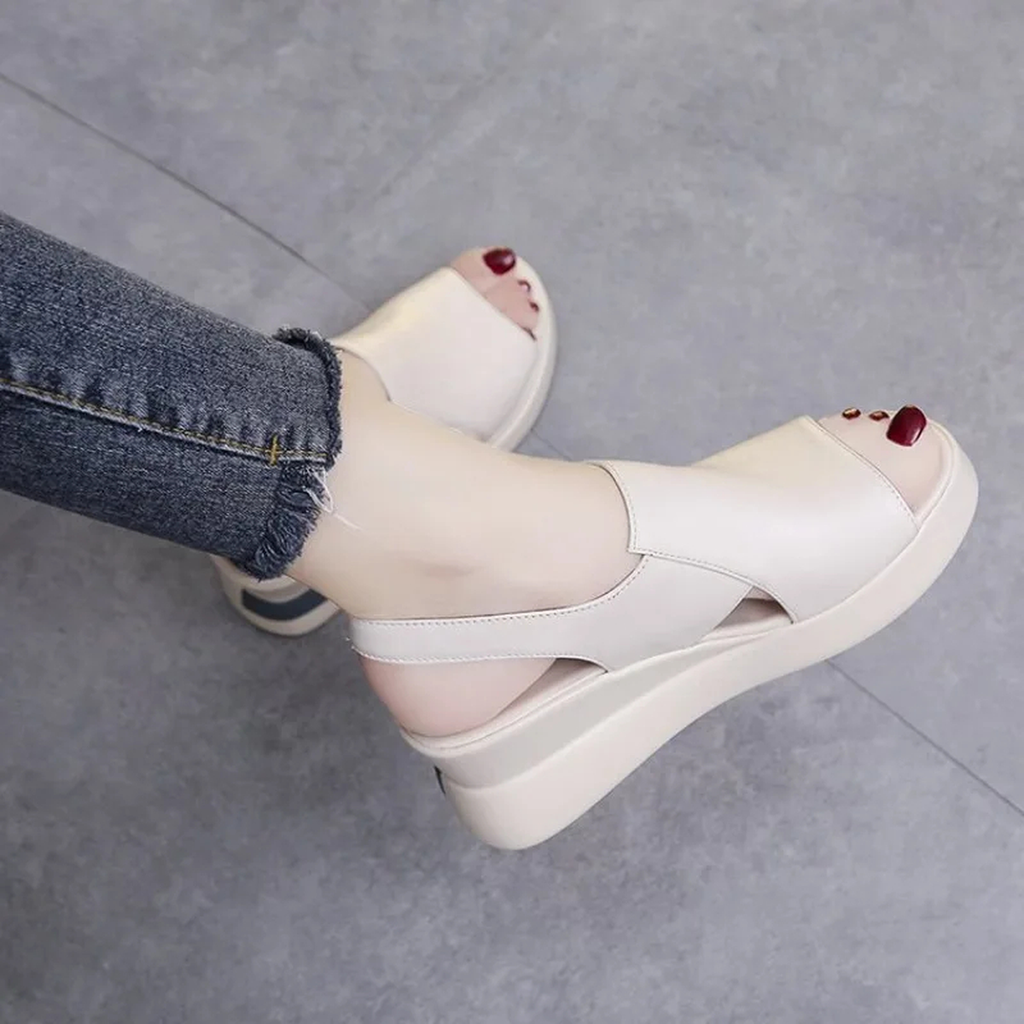 Women's Buckle Platform Sandals