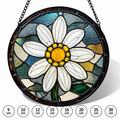 Flower Stained-Glass-Style Suncatcher