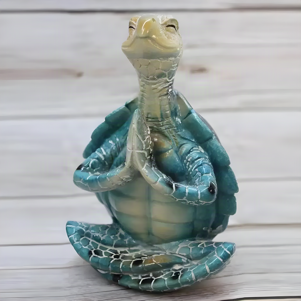 Meditating Turtle Figurine
