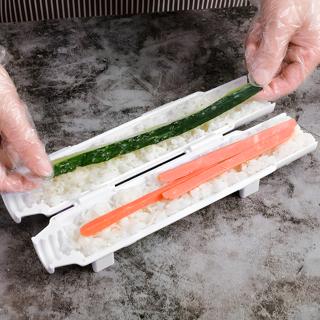 Sushi Roll Press with Push Plunger
