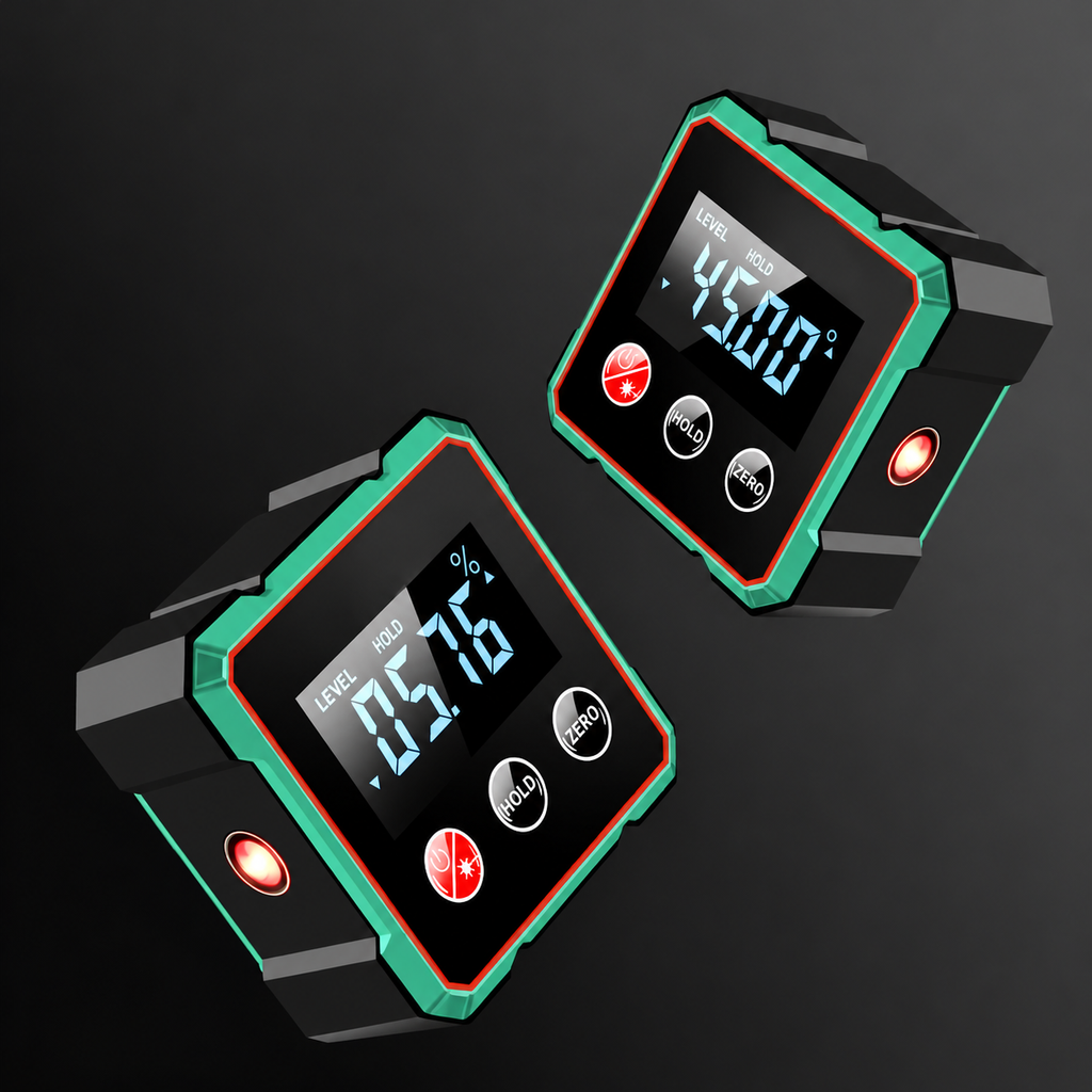 Dual-Laser Digital Angle Gauge