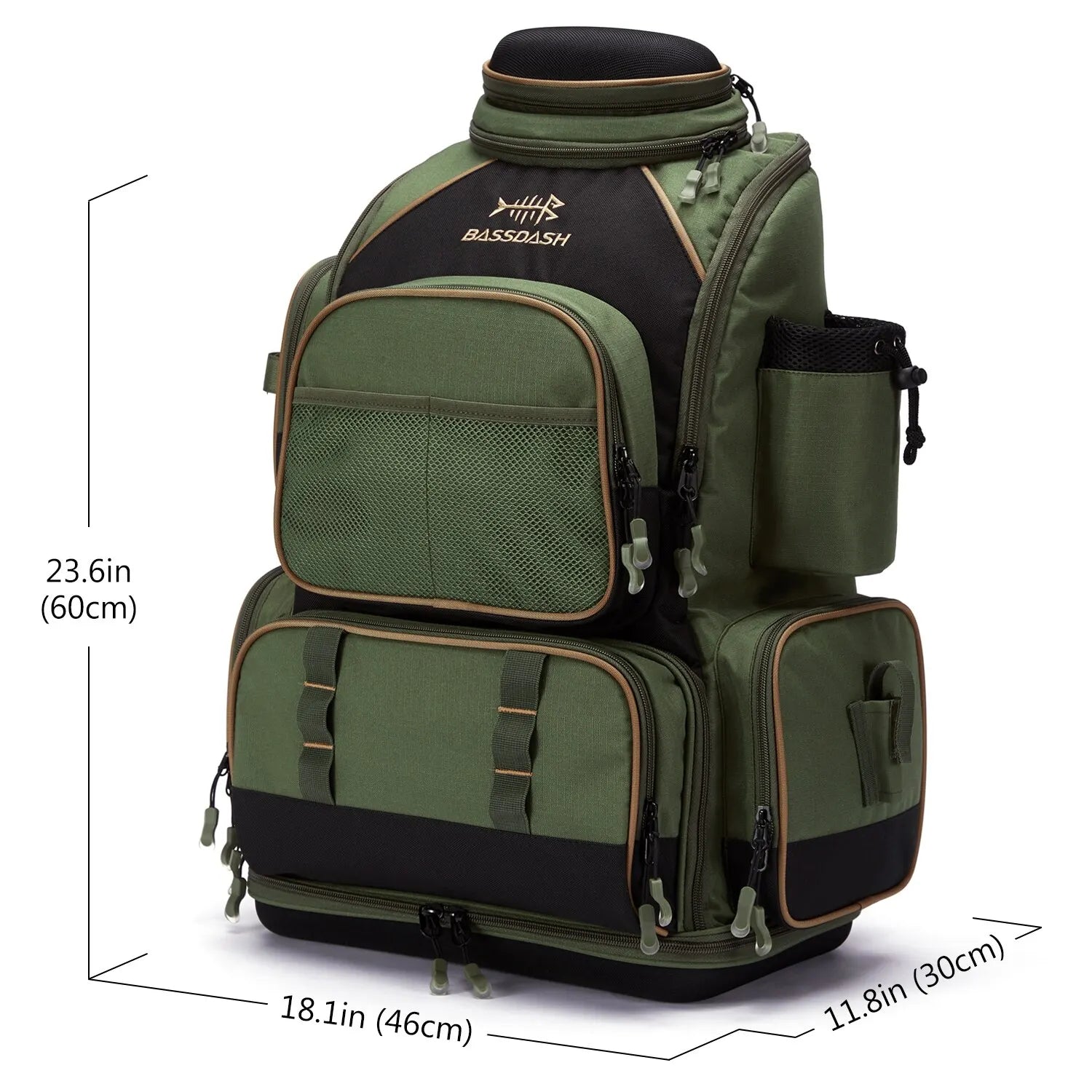 Multifunktionaler Angelrucksack