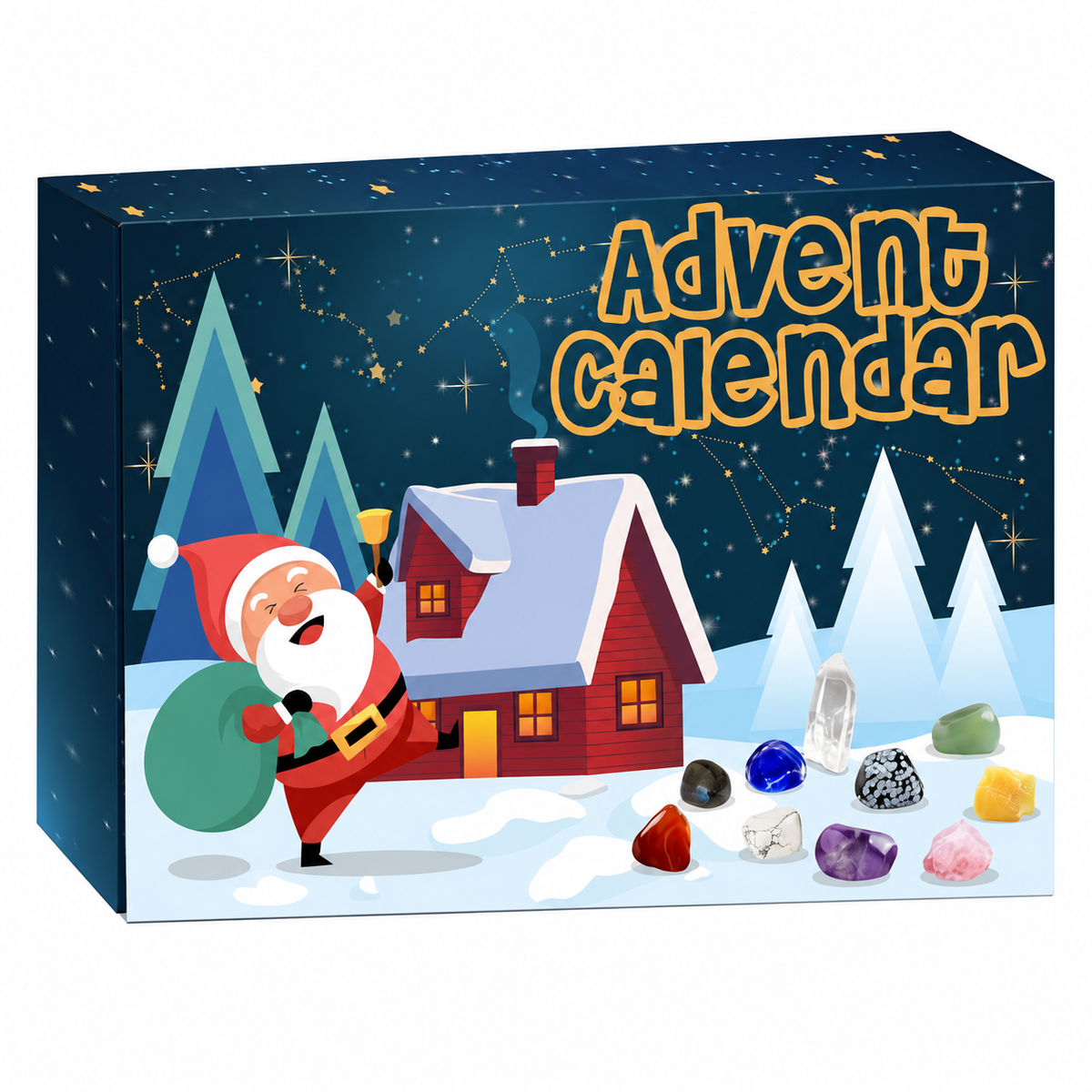 Christmas Decorative Stone Advent Calendar