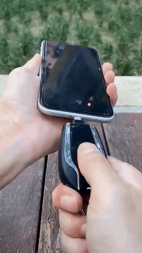 Tragbarer Schlüsselanhänger, Notfall-Handyladegerät, Powerbank