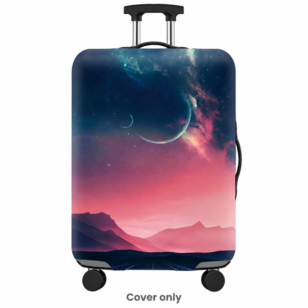 Printed Stretch Suitcase Cover
