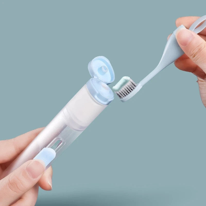 Tragbare 3-in-1-Zahnbürste