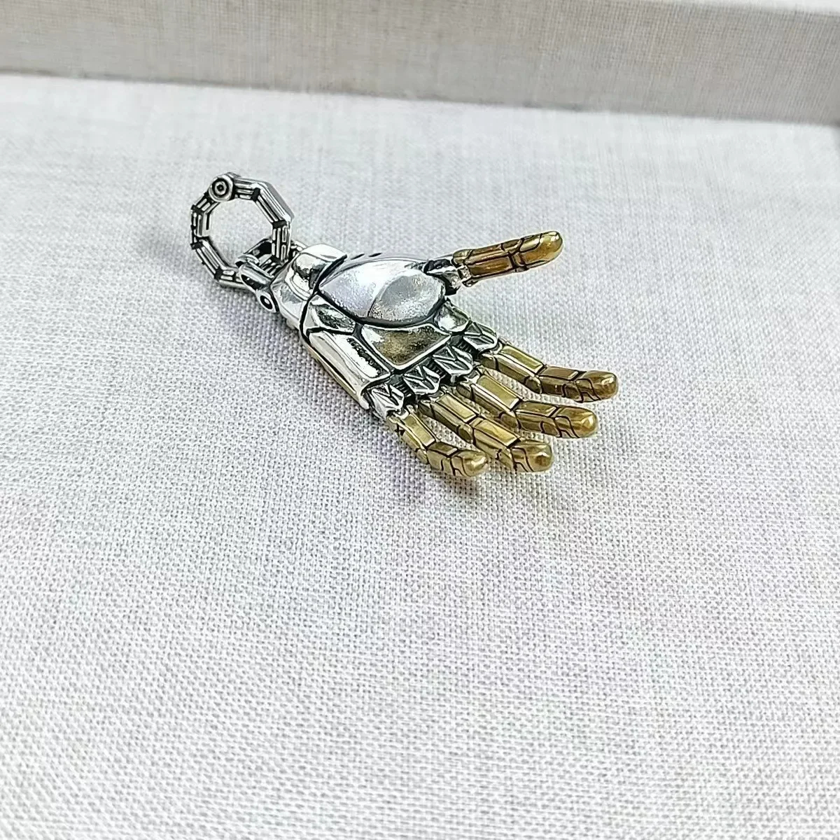 Mechanical Hand Pendant Necklace
