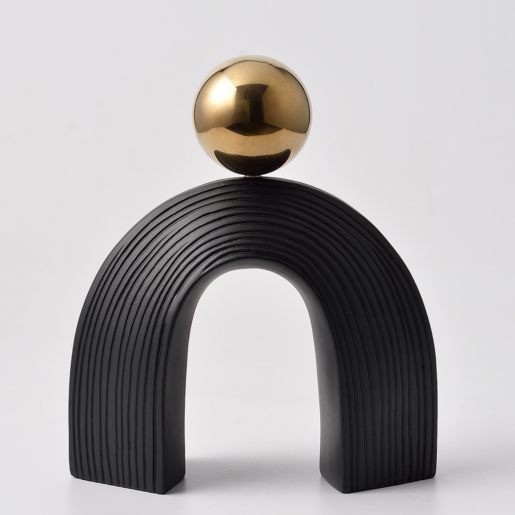 Arch and Ball Desktop Sculpture