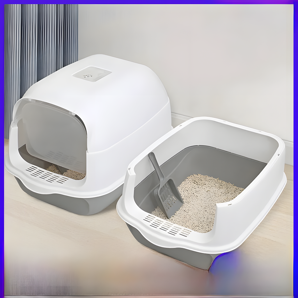 Enclosed Cat Litter Box