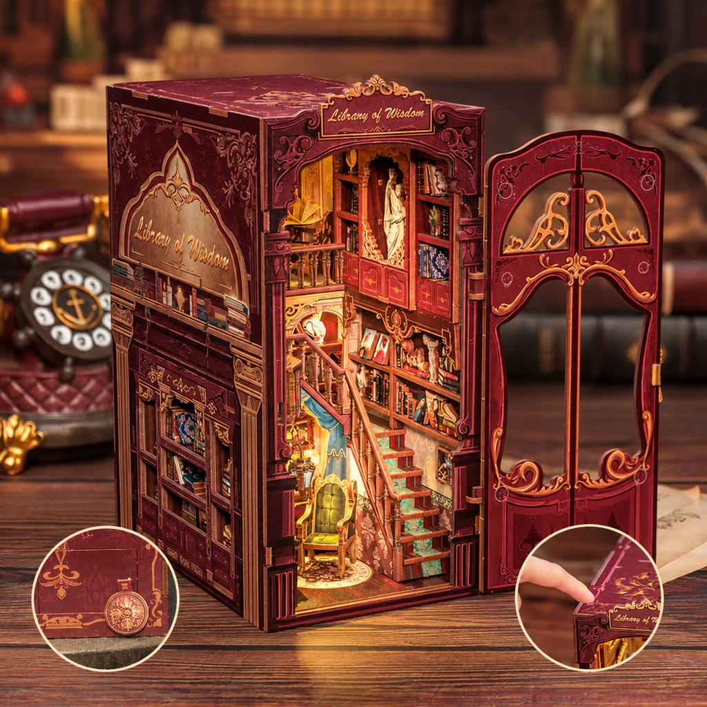 DIY Miniature Book Nook Kit
