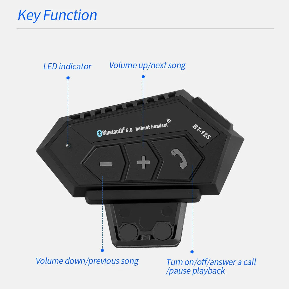 Motorrad-Bluetooth-Helm-Headset