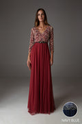 TUMAN MAXI NAVY-0