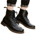 Men's High-Top Shoes British Style Tooling Leather Martin Boots