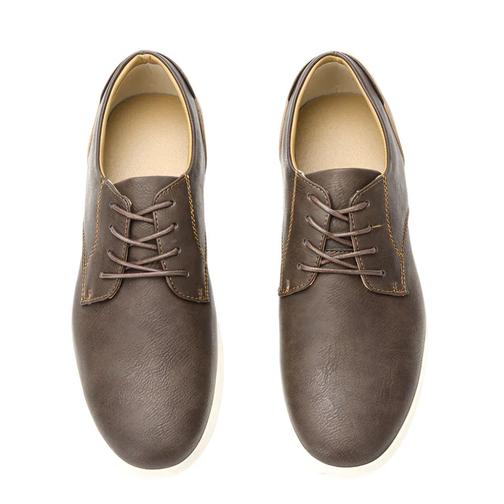 Men's Casual Comfortable Leather Board Shoes
