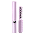 Electric LCD Hair Straightener Comb
