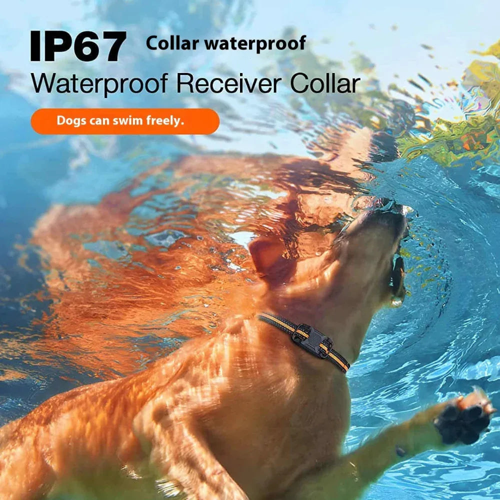 Waterproof Remote Control Bark Stopper Dog Training Electric Shock Collar