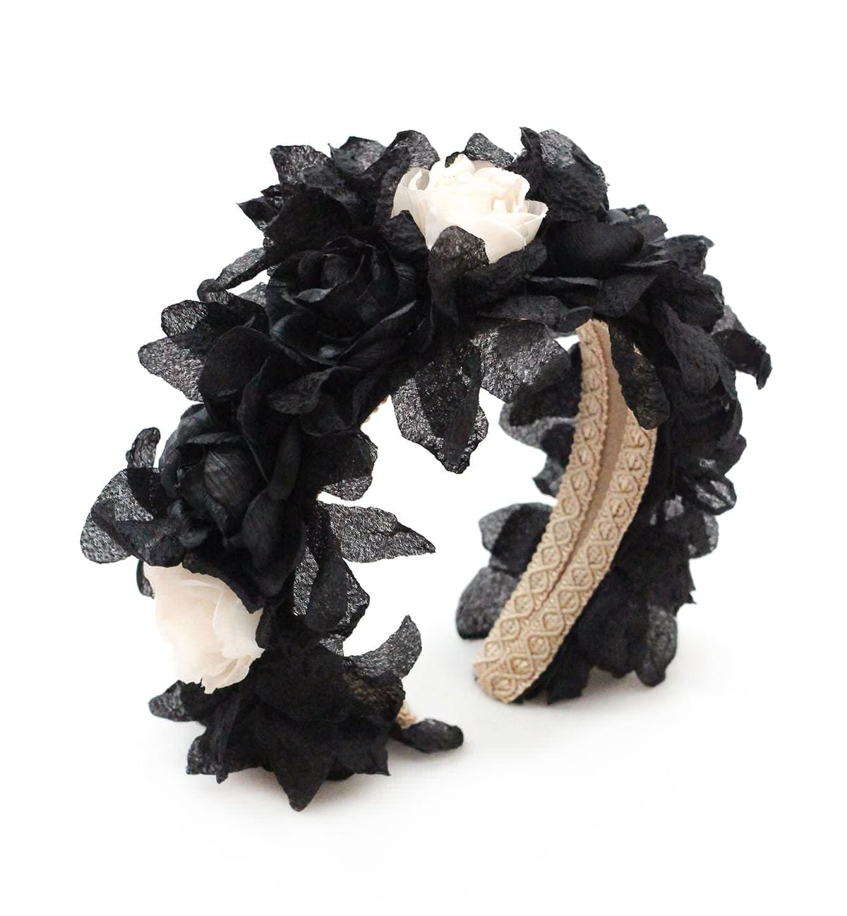 BLACK AND WHITE HEADBAND