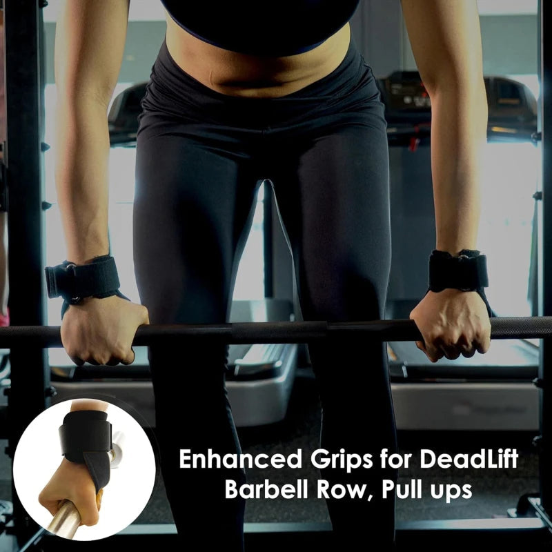 Power Grip Straps for Strength Training