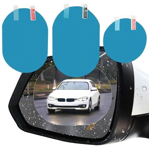 4x Regenschutzfolie für Auto-Rückspiegel