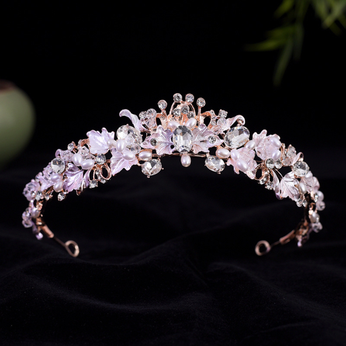 Crystal Floral Bridal Tiara