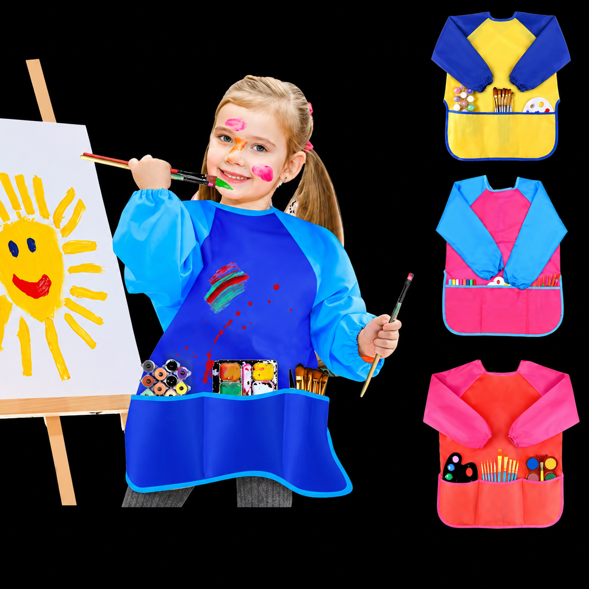 Children's Long-Sleeved Art Smock