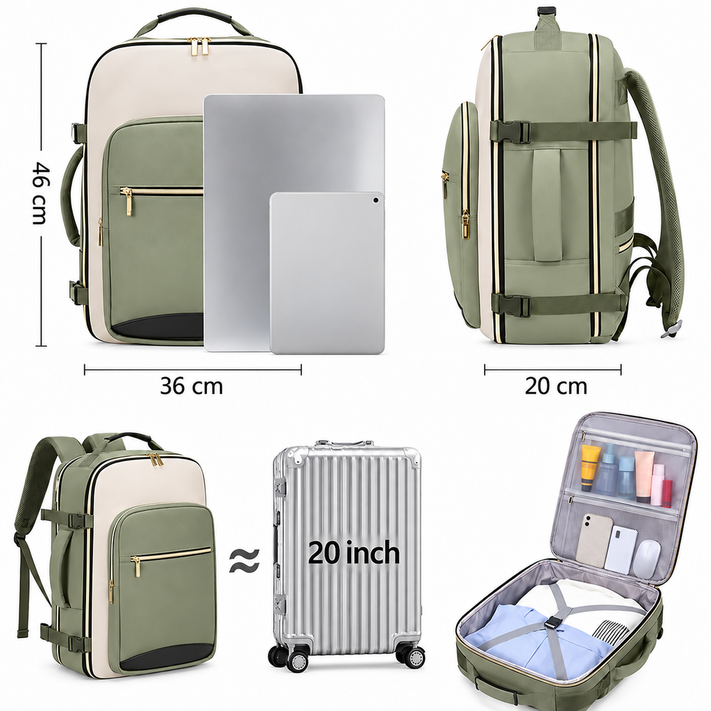 Large Travel Backpack Organizer Set