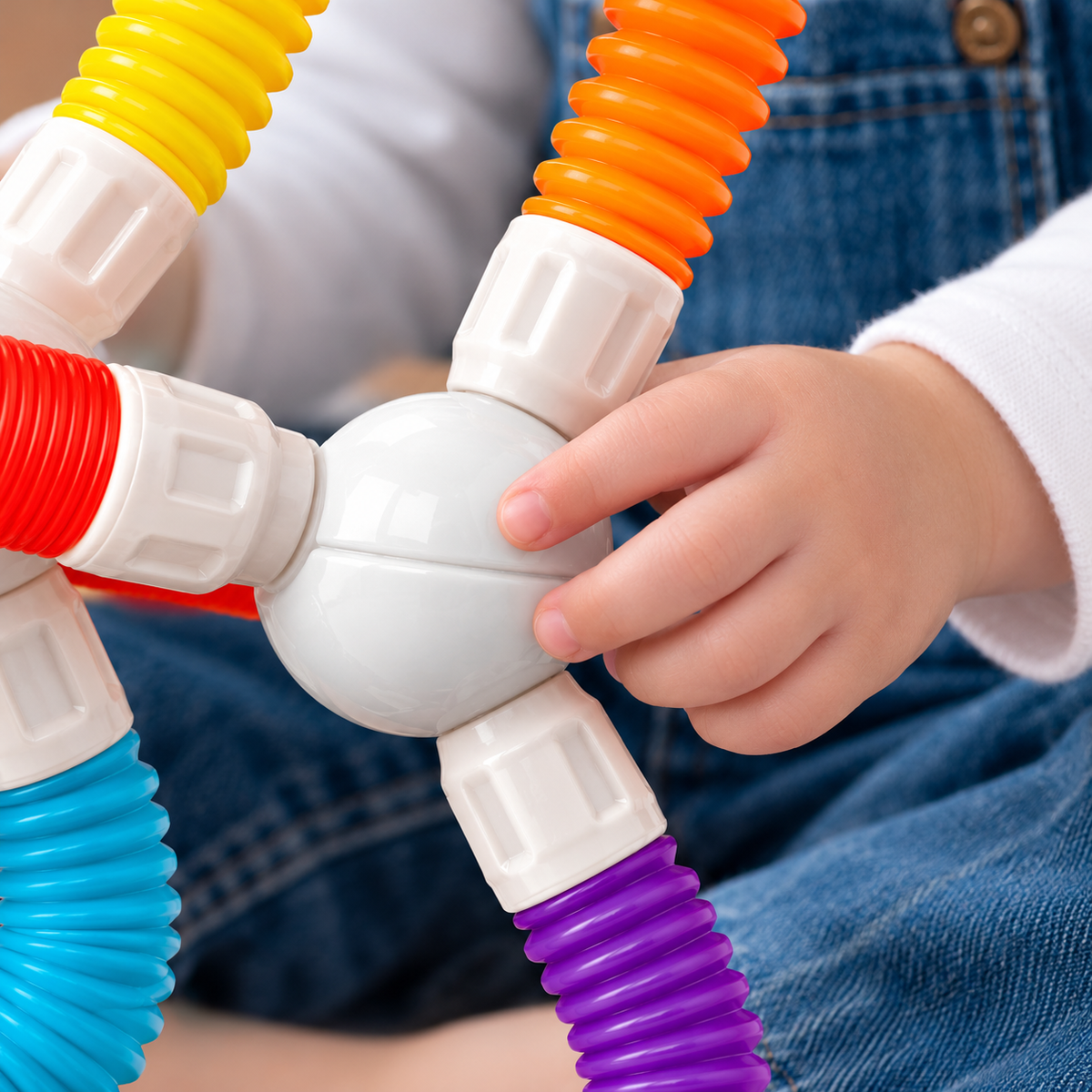 Flexible Magnetic Building Sticks