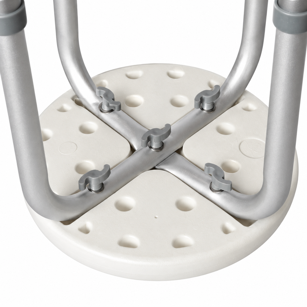 Adjustable Round Shower Stool