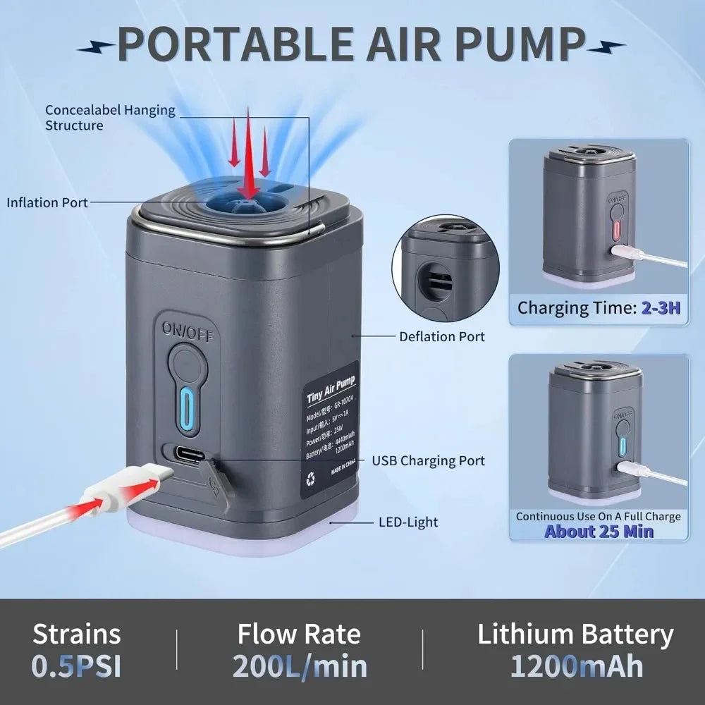 Mini-Elektro-Luftpumpe