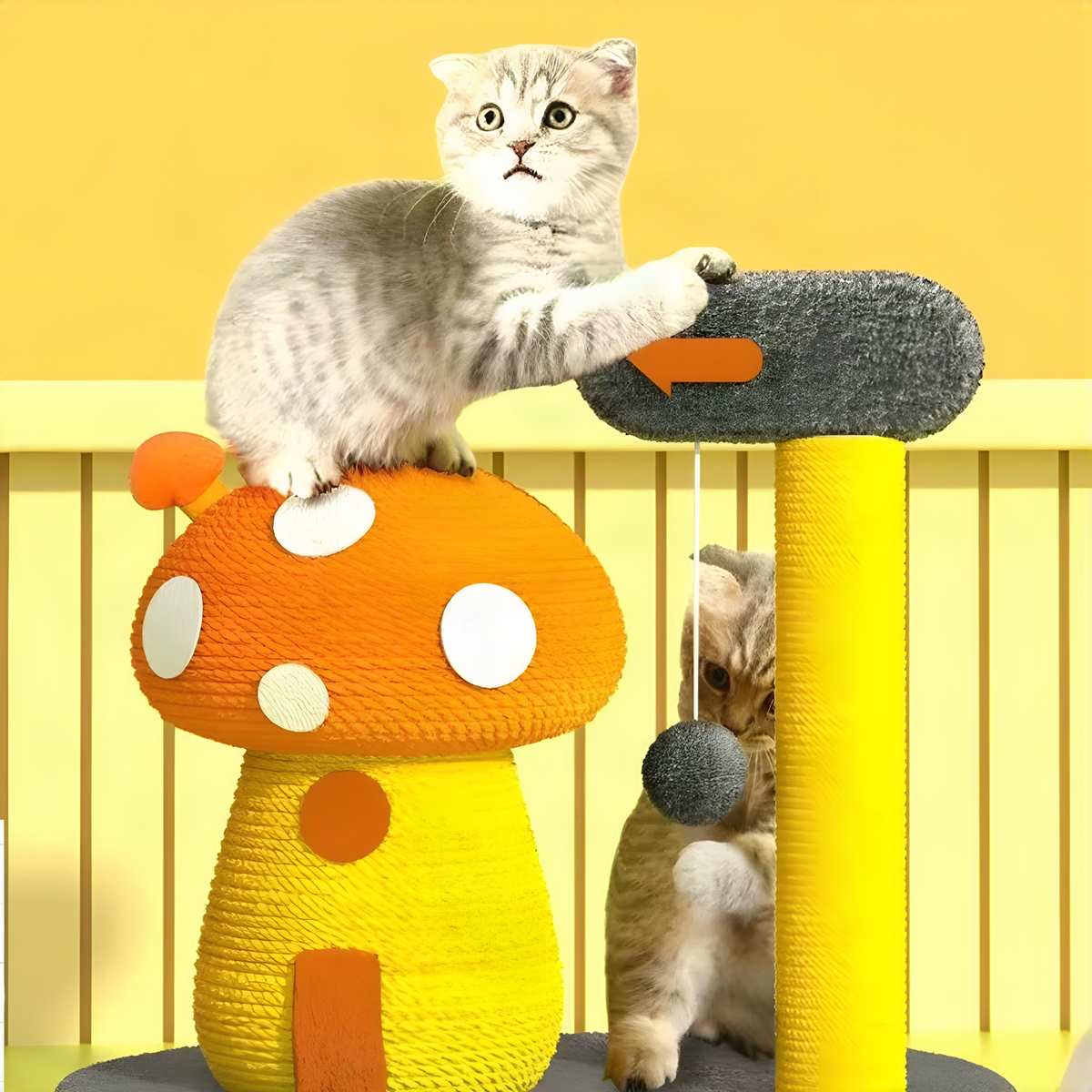 Mushroom Cat Scratching Post