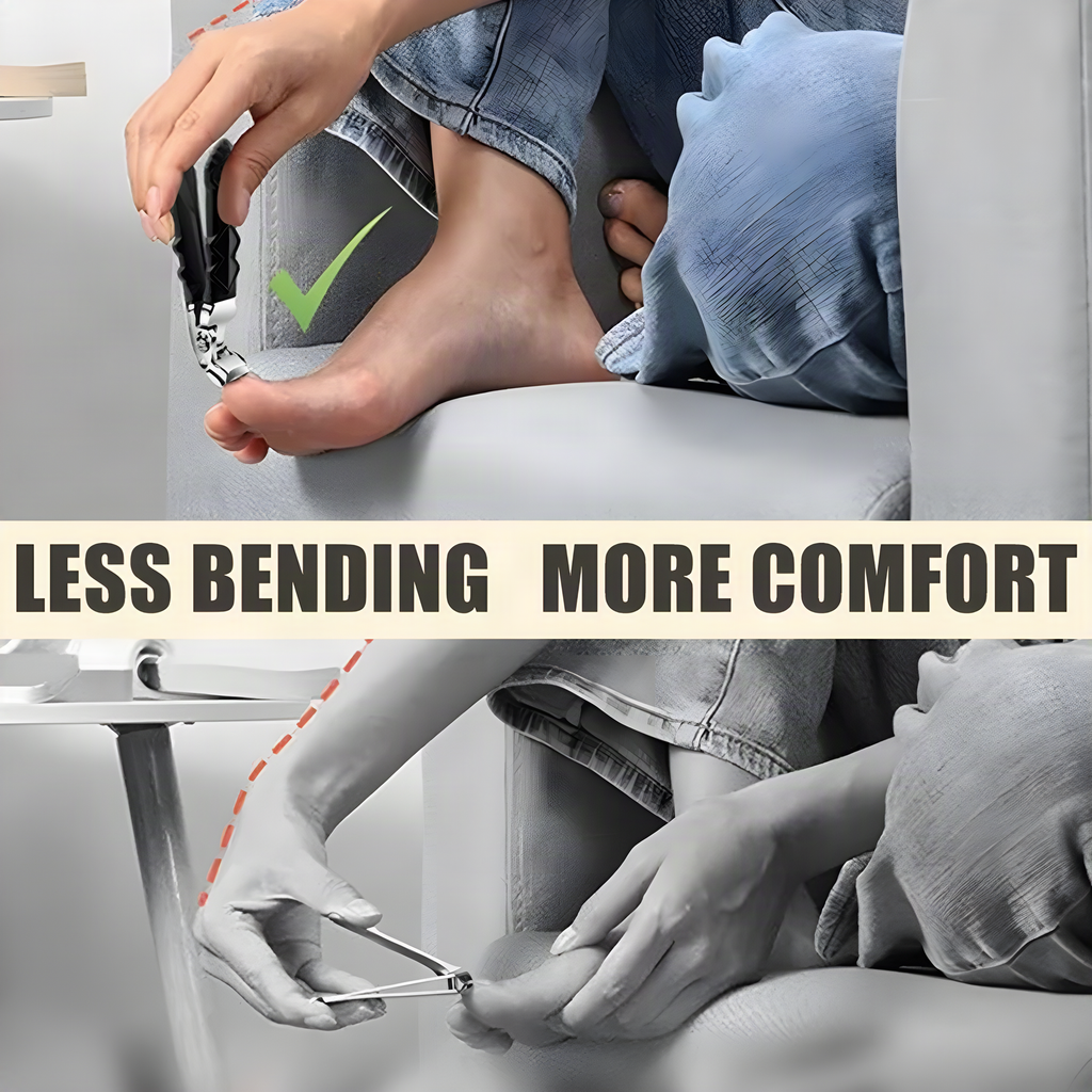 Angled Long-Handle Nail Clippers