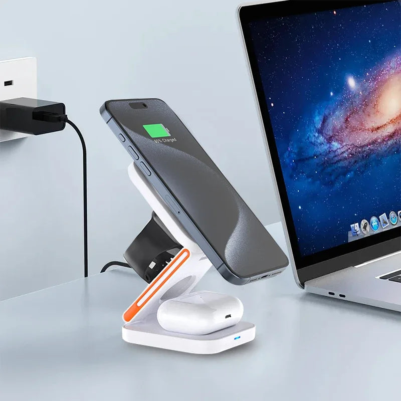 3-in-1 Faltbare Ladestation