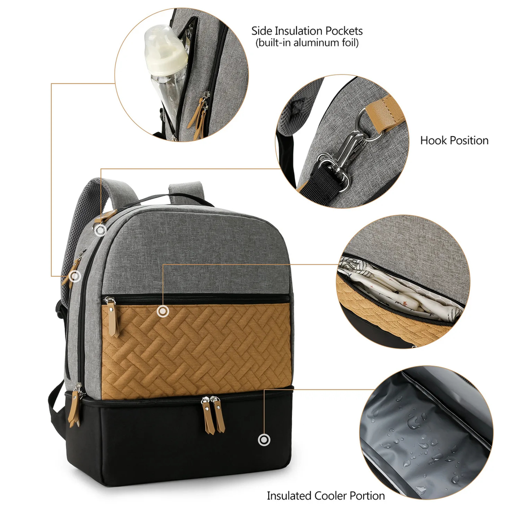 Insulated Diaper Backpack
