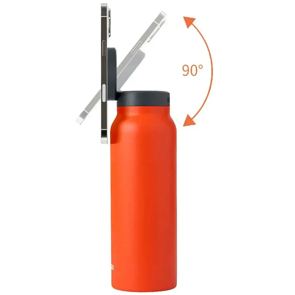 Wasserflasche mit MagSafe-Handyhalterung