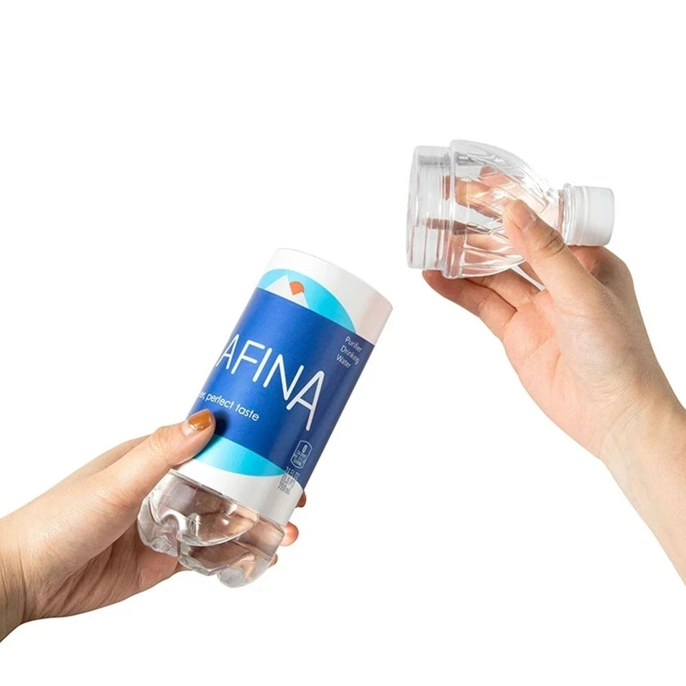 Wasserflasche mit verstecktem Staufach