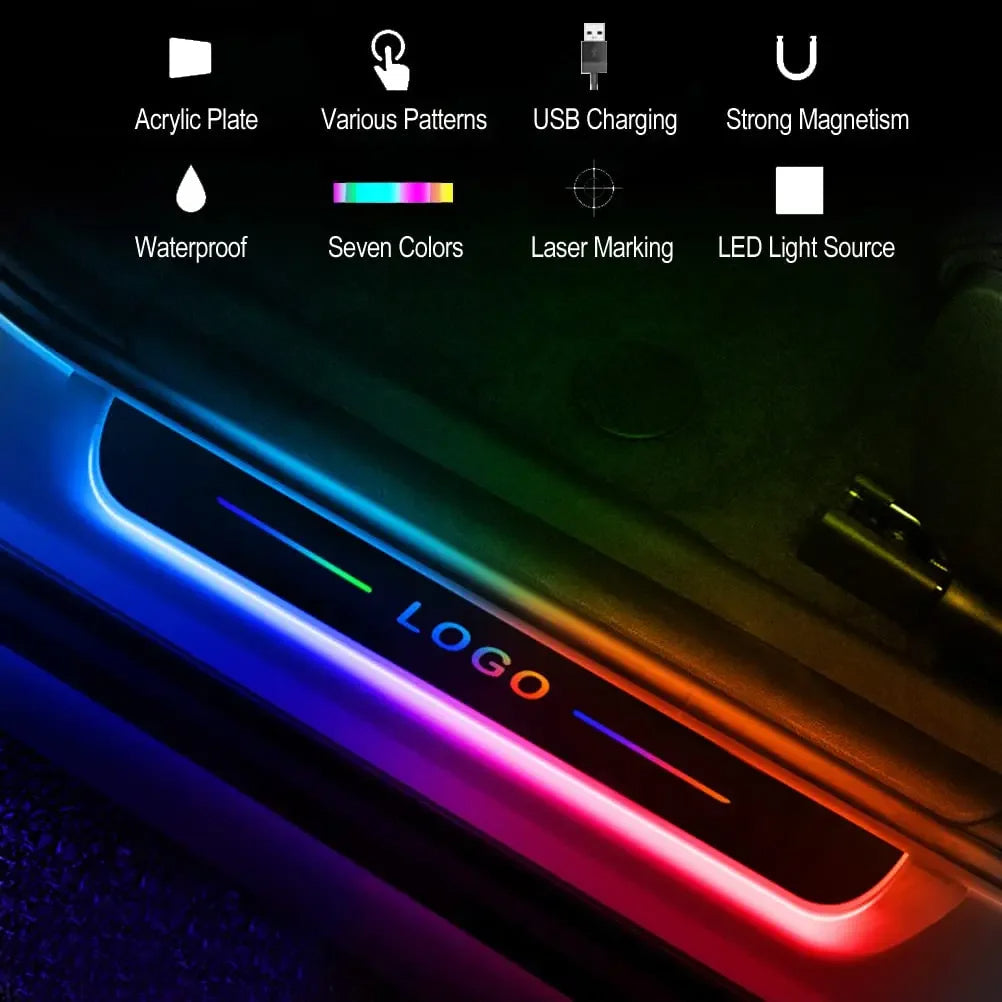 LED Car Door Light Personalized