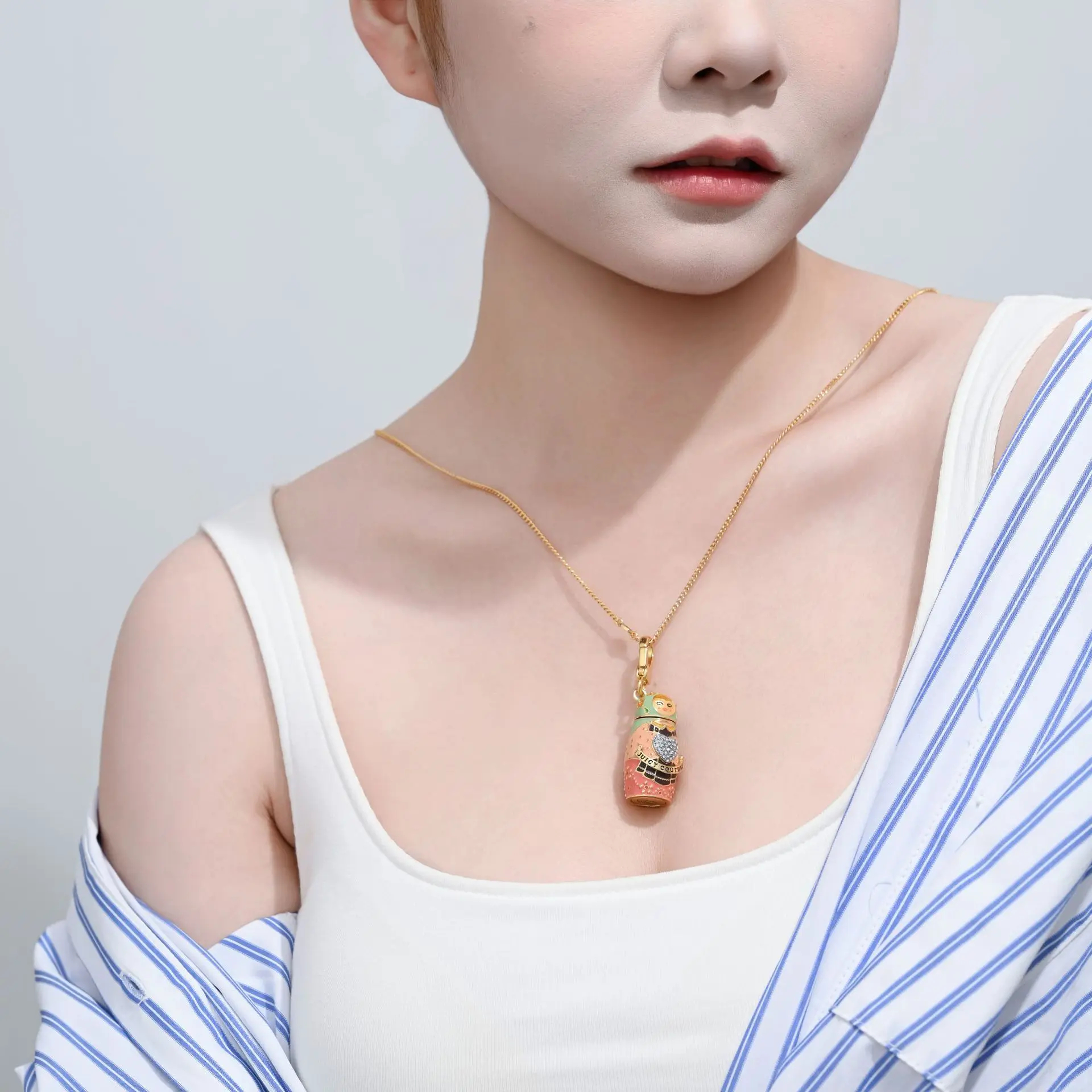 Heart Charm Pendant Necklace