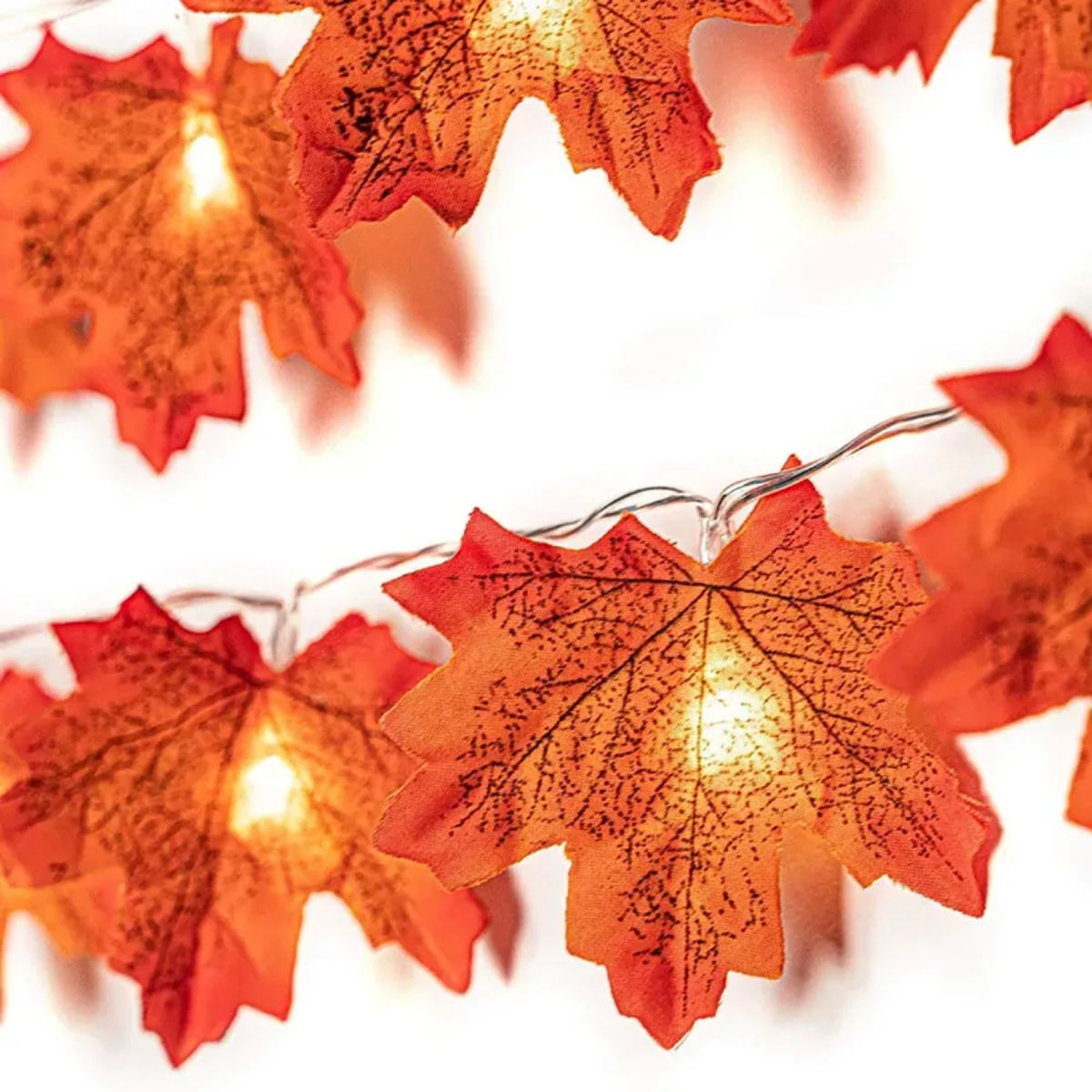 USB Maple Leaf String Lights