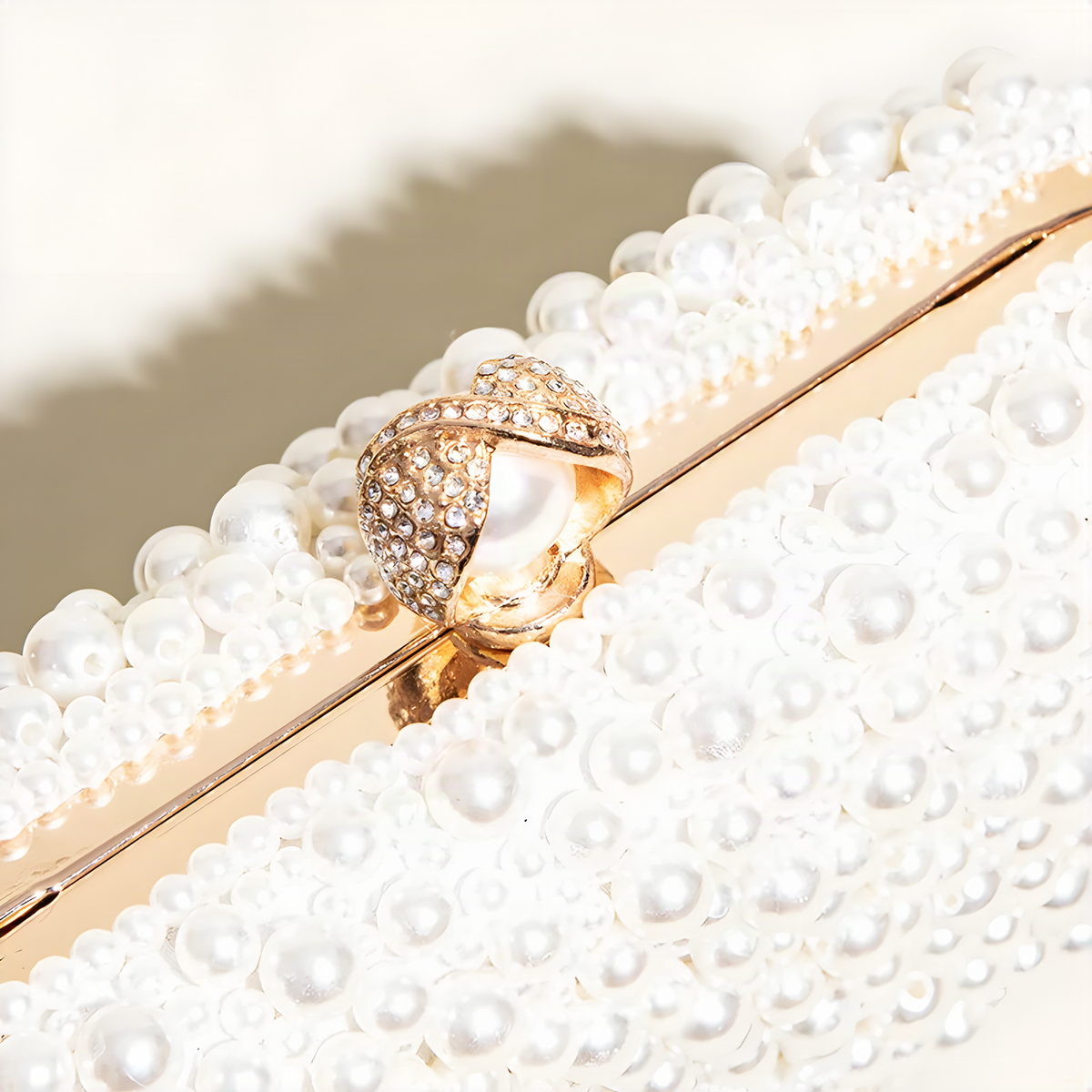 Pearl-Bead Evening Bag