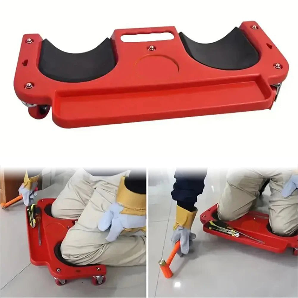 Rollbare Knieschoner mit Rollen