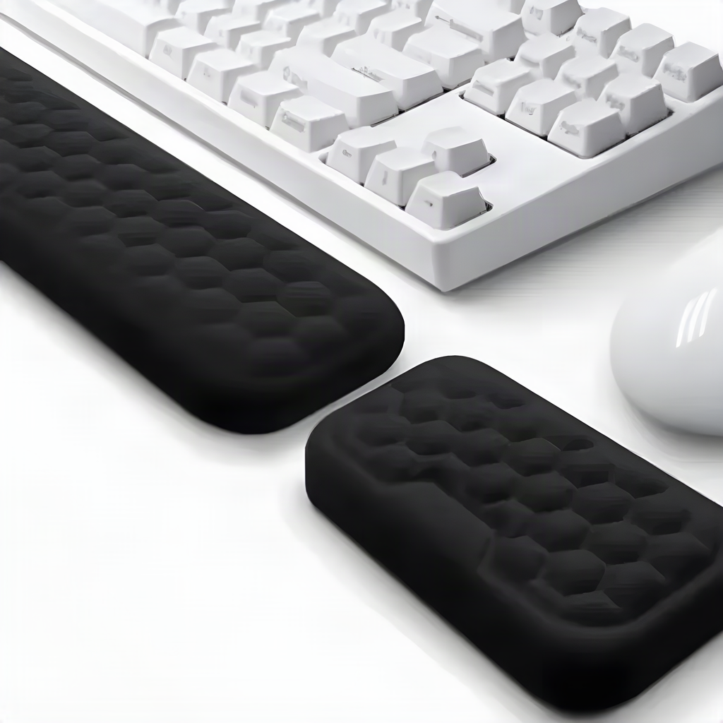 Memory Foam Keyboard and Mouse Wrist Rests
