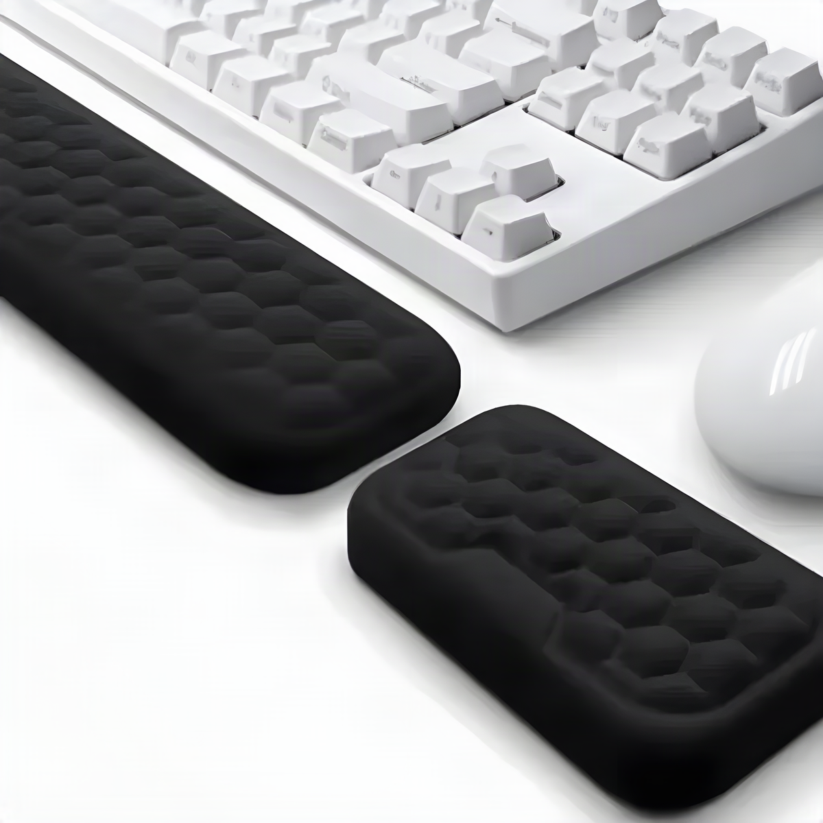 Memory Foam Keyboard and Mouse Wrist Rests