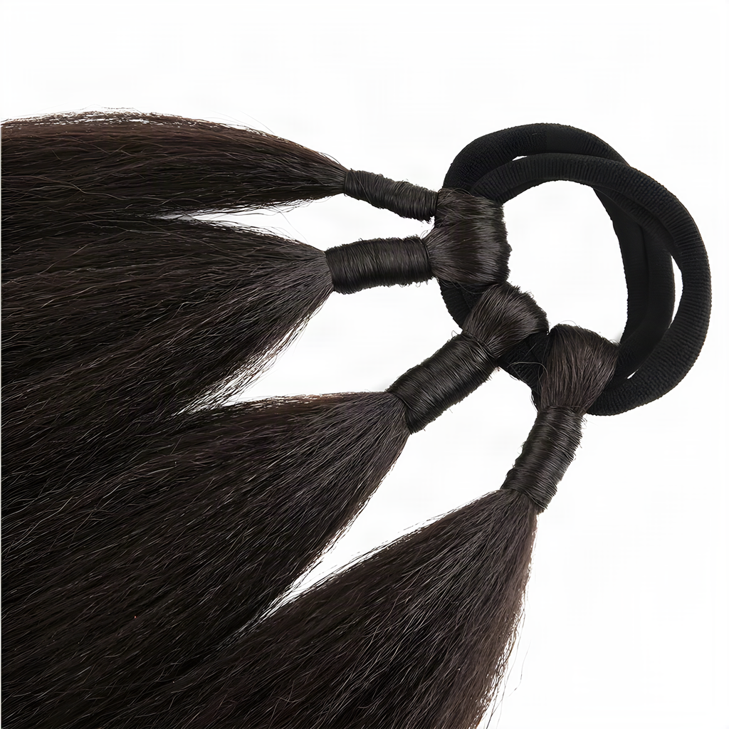 Synthetic Braidable Ponytail Extensions