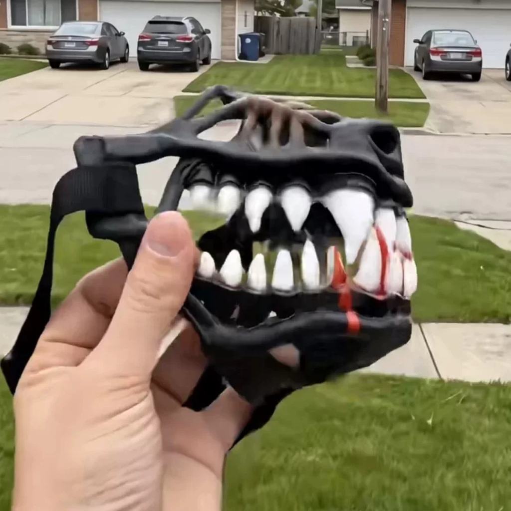 Fanged Dog Costume Muzzle