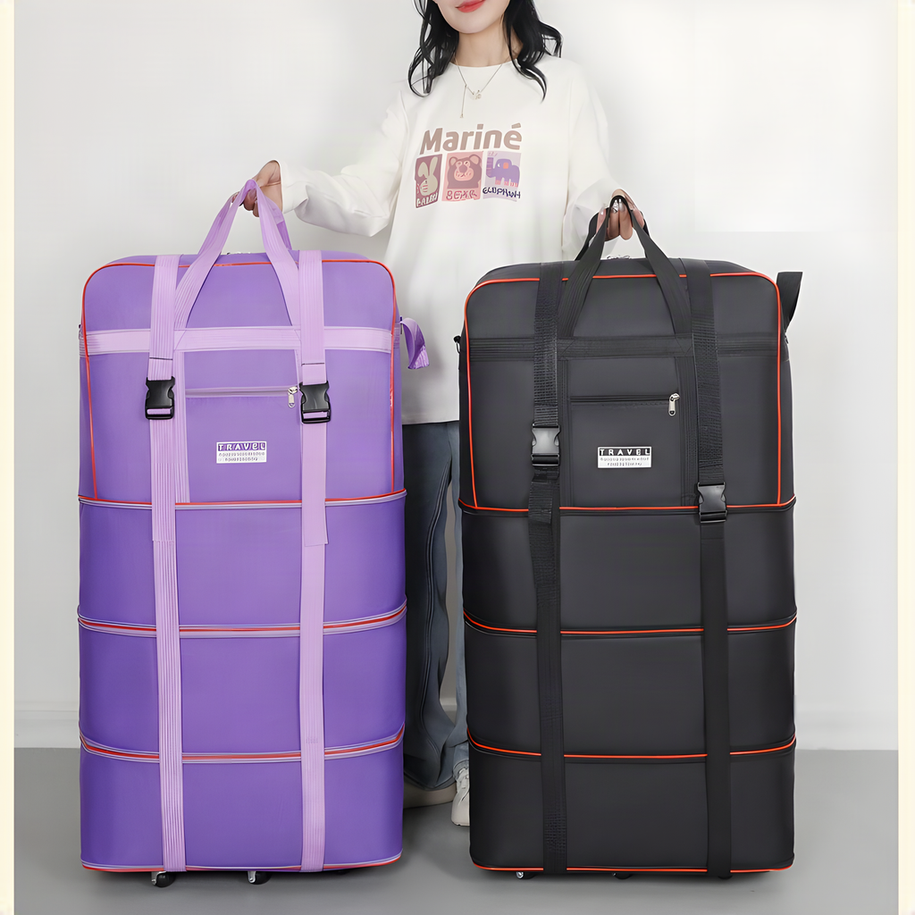 Expandable Folding Wheeled Travel Bag