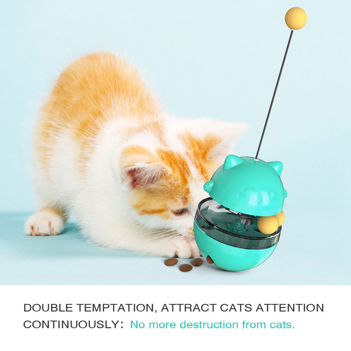 Interaktiver Katzen-IQ-Leckerliball