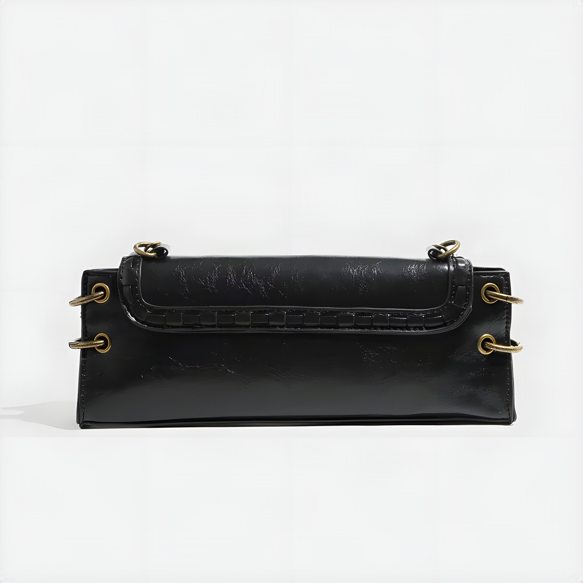 Lock Clasp Crossbody Bag