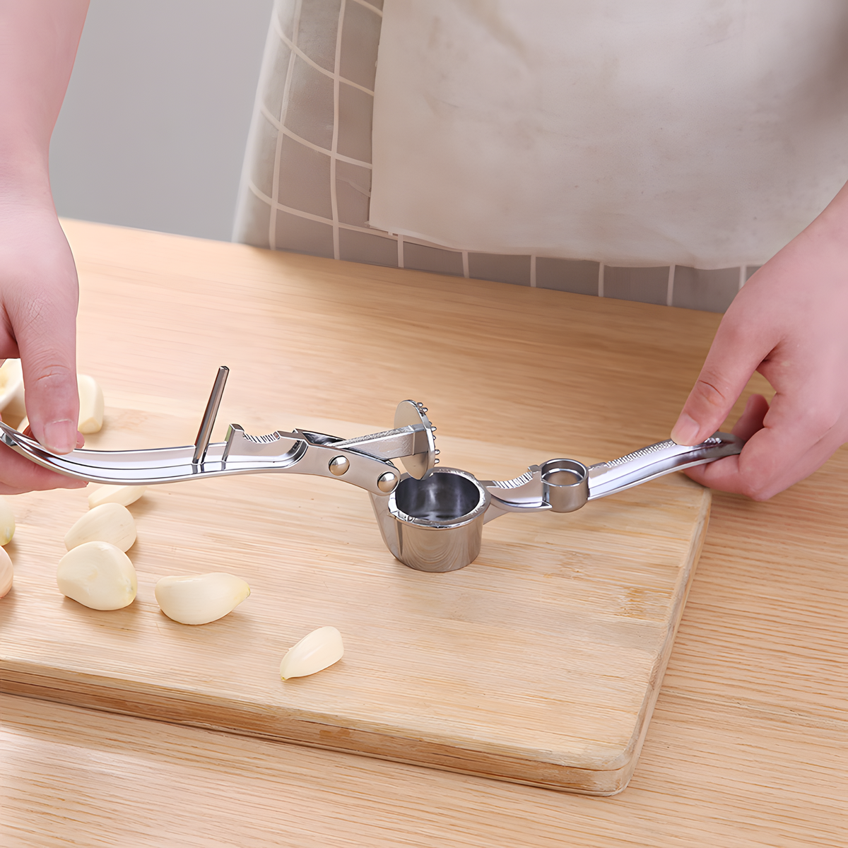 Five-in-One Lever Garlic Press