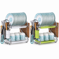 Tiered Dish Rack with Side Holders